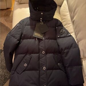 Brand New Women’s Moose Knuckles 3Q Jacket - XL - Navy Blue - With Original Tags